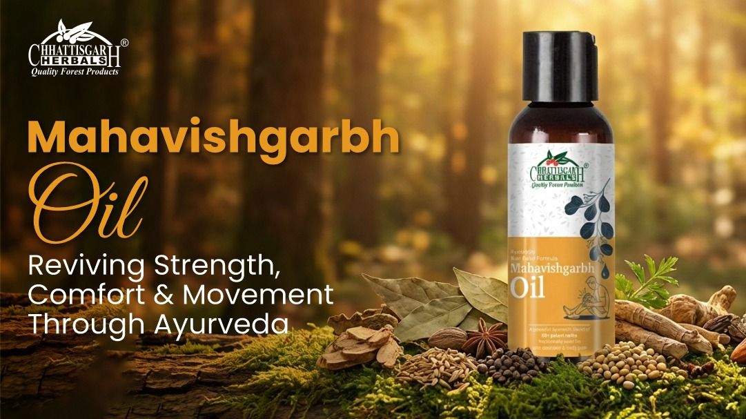 Mahavishgarbh Oil Reviving Strength, Comfort & Movement Through Ayurveda