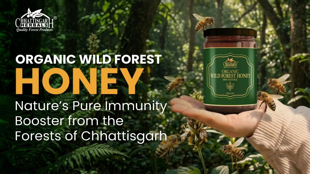 Organic Wild Forest Honey Nature’s Pure Immunity Booster from the Forests of Chhattisgarh