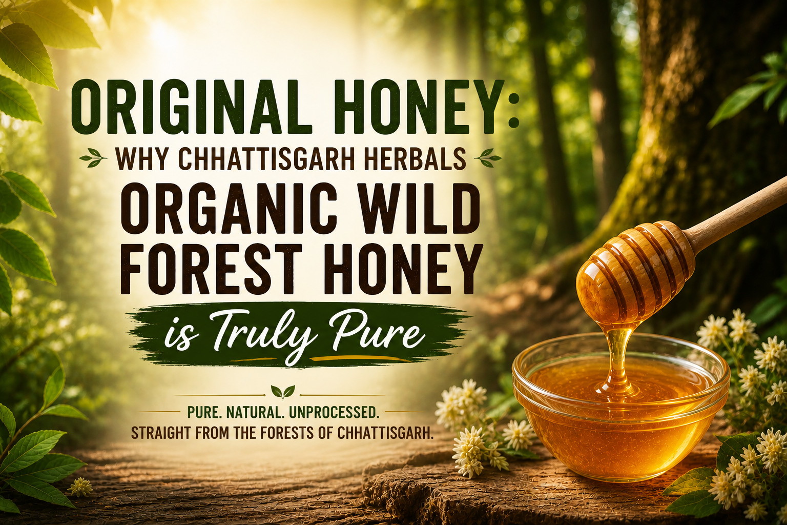 Original Honey: Why Chhattisgarh Herbals Organic Wild Forest Honey is Truly Pure