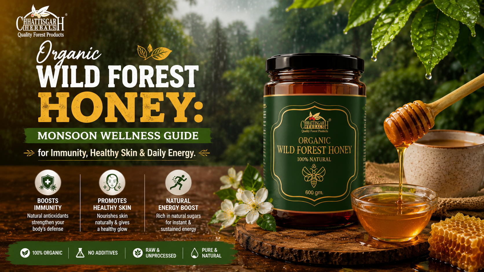 Organic Wild Forest Honey