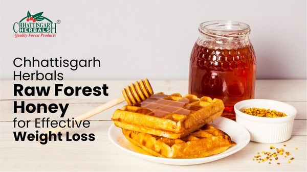 Chhattisgarh Herbals Raw Forest Honey for Effective Weight Loss