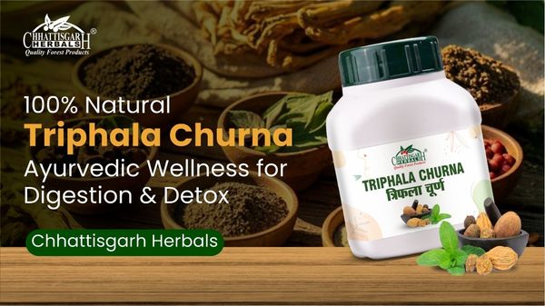 100% Natural Triphala Churna – Ayurvedic Wellness for Digestion & Detox | Chhattisgarh Herbals