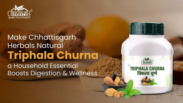 Make Chhattisgarh Herbals Natural Triphala Churna a Household Essential – Boosts Digestion & Wellness, Shop Now