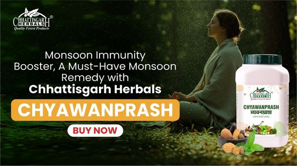 Monsoon Immunity Booster, A Must-Have Monsoon Remedy with Chhattisgarh Herbals Chyawanprash - Buy Now!