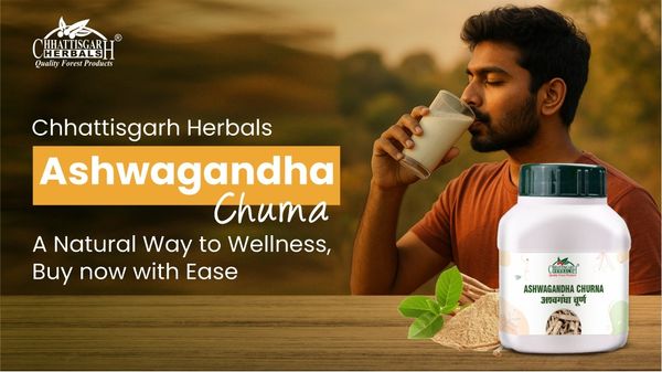 Chhattisgarh Herbals Ashwagandha Churna: A Natural Way to Wellness, Buy now with Ease