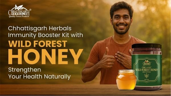 Chhattisgarh Herbals Immunity Booster Kit with Wild Forest Honey – Strengthen Your Health Naturally (Buy Online Now)