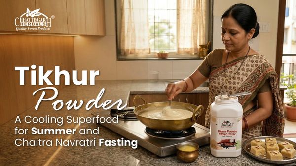 Tikhur Powder A Cooling Superfood for Summer and Chaitra Navratri Fasting